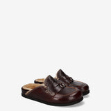 Shearling Mules Brown