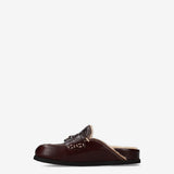 Shearling Mules Brown