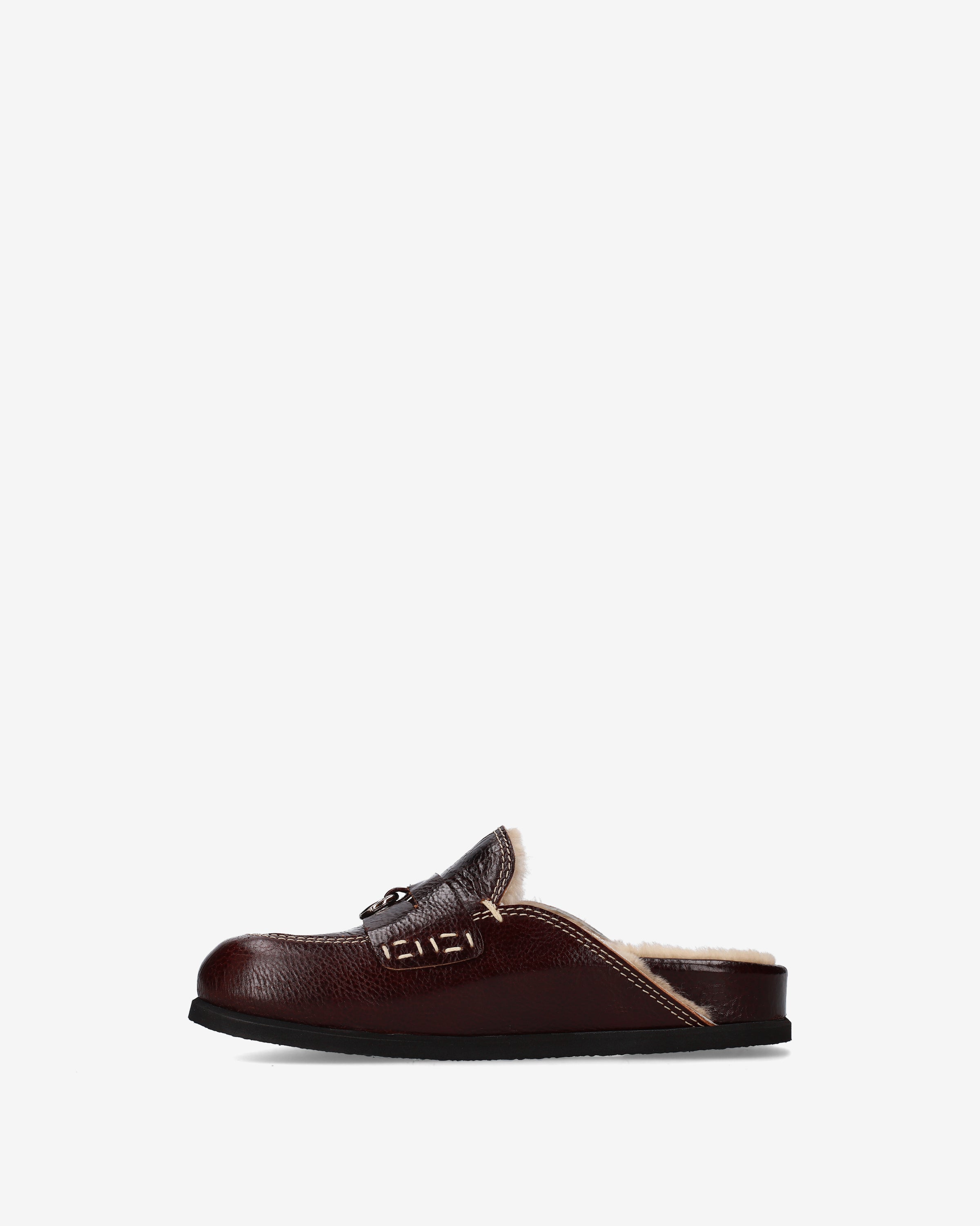 Shearling Mules Brown
