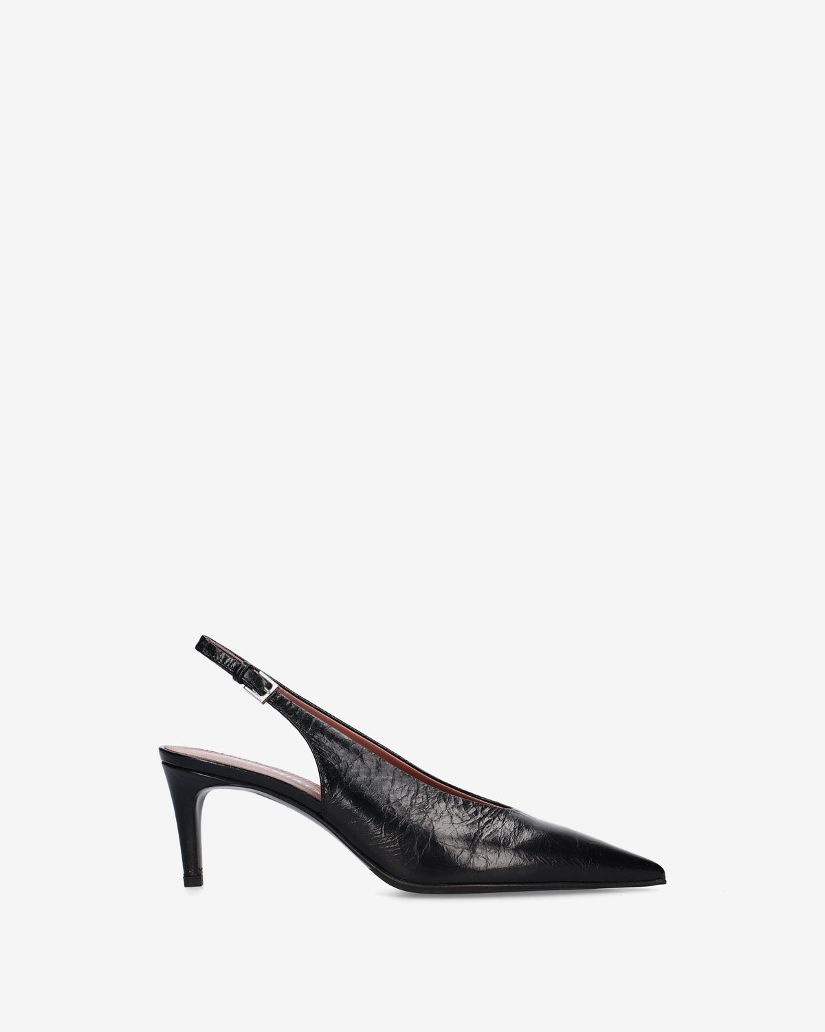Leather Slingback Pumps Black - Premiata
