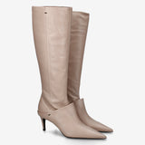 Nappa Knee-High Boots with Slim Heel Savannah - Premiata