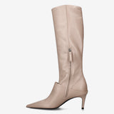 Nappa Knee-High Boots with Slim Heel Savannah - Premiata