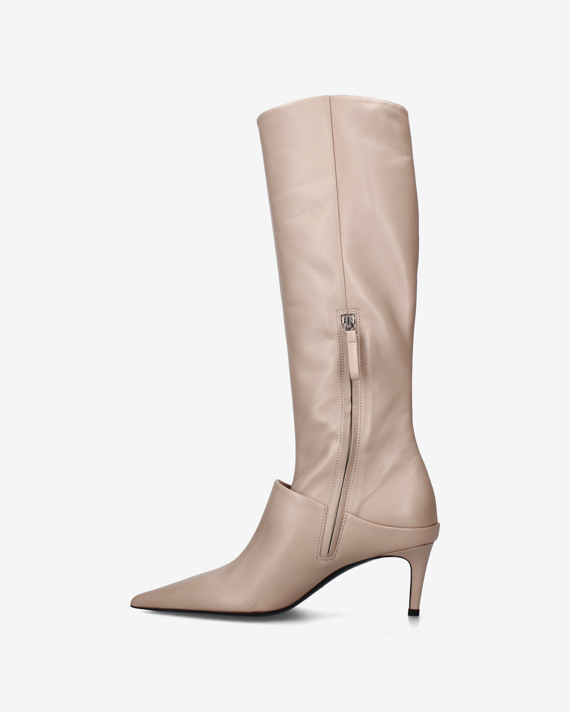 Nappa Knee-High Boots with Slim Heel Savannah - Premiata