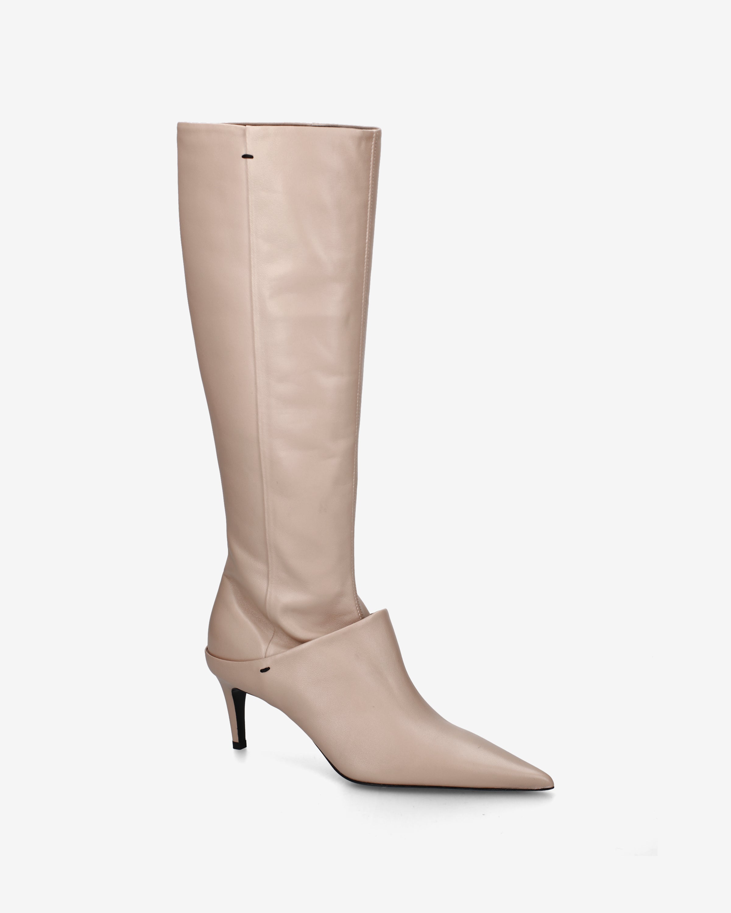 Nappa Knee-High Boots with Slim Heel Savannah - Premiata