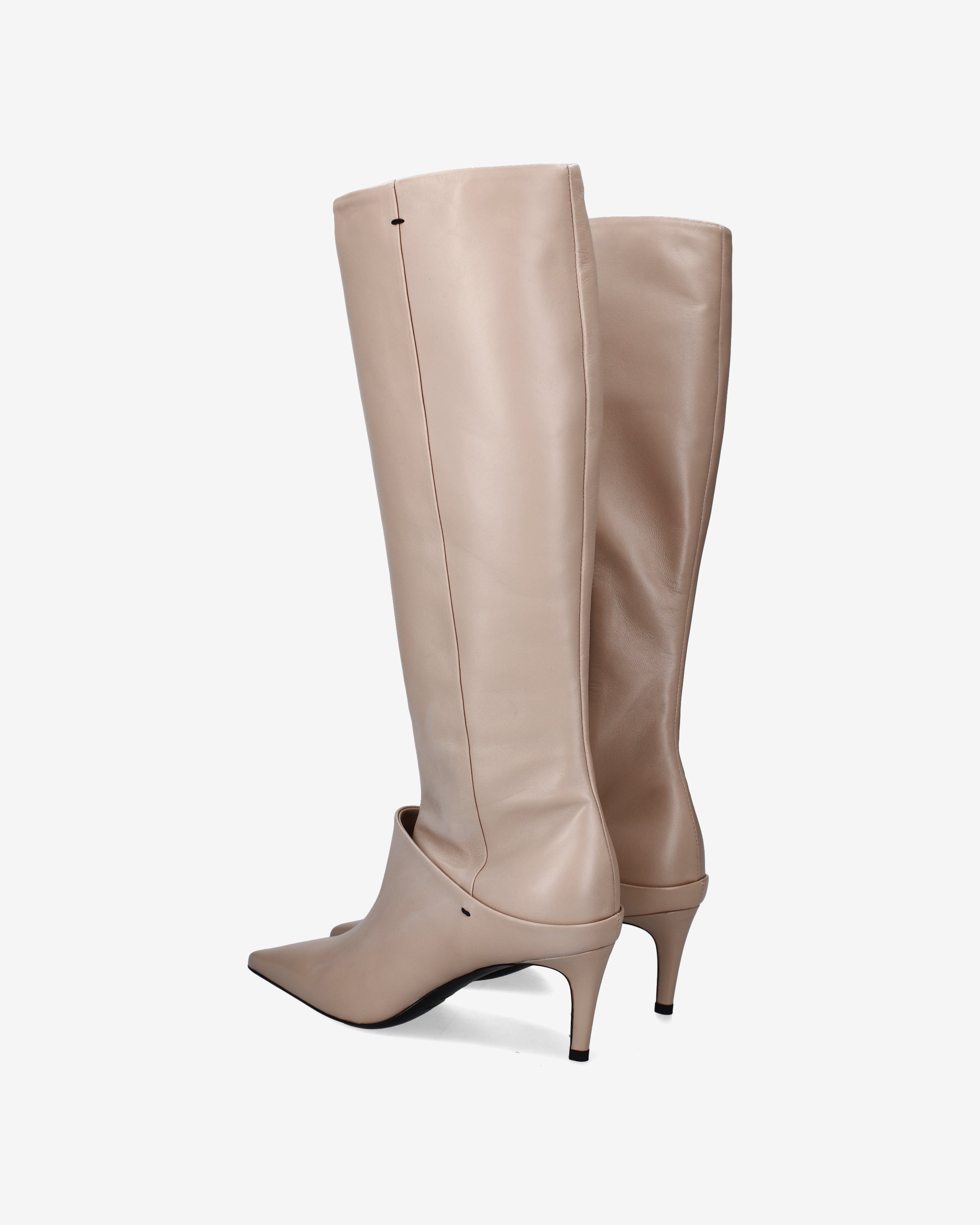 Nappa Knee-High Boots with Slim Heel Savannah - Premiata