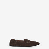 Suede Penny Loafers Mocha