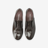 Patent Leather Loafers Brown