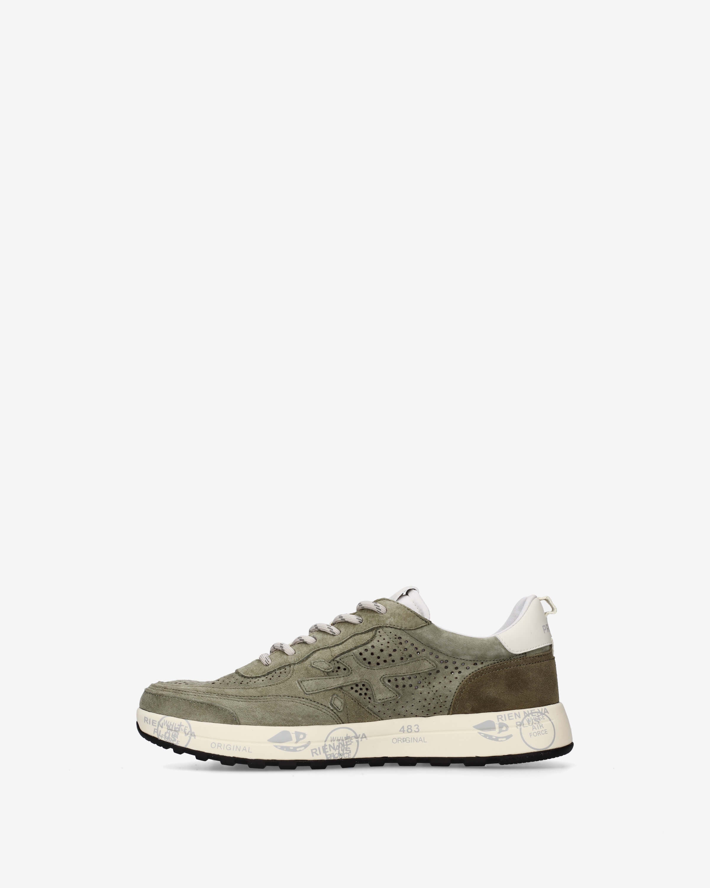PREMIATA スニーカー ベージュ/レッド/グリーン　ほぼ未使用　38サイズ Premiata Nous 8290 Sneakers | Fashion-Forward Italian Style for