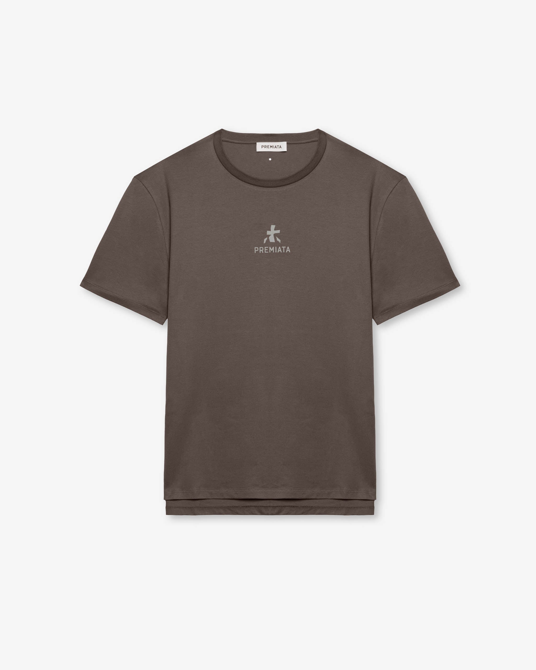 Cotton Jersey T-Shirt Mud