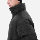 Medium nylon down jacket black