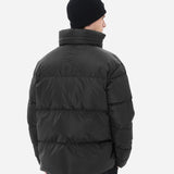 Medium nylon down jacket black