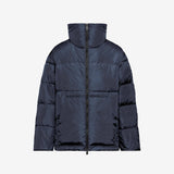 Medium nylon down jacket blue
