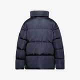 Medium nylon down jacket blue