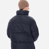 Medium nylon down jacket blue