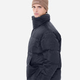 Medium nylon down jacket blue