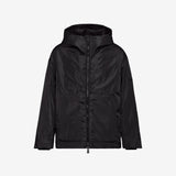 Medium nylon down jacket black