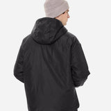 Medium nylon down jacket black