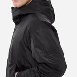 Medium nylon down jacket black