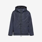 Medium nylon down jacket blue