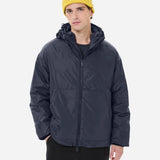 Medium nylon down jacket blue