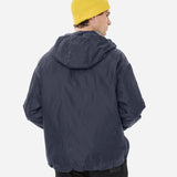 Medium nylon down jacket blue