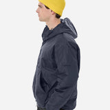 Medium nylon down jacket blue