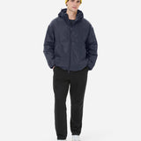 Medium nylon down jacket blue