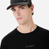 Black Cotton Logo T-Shirt