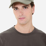 Grey Cotton Logo T-Shirt