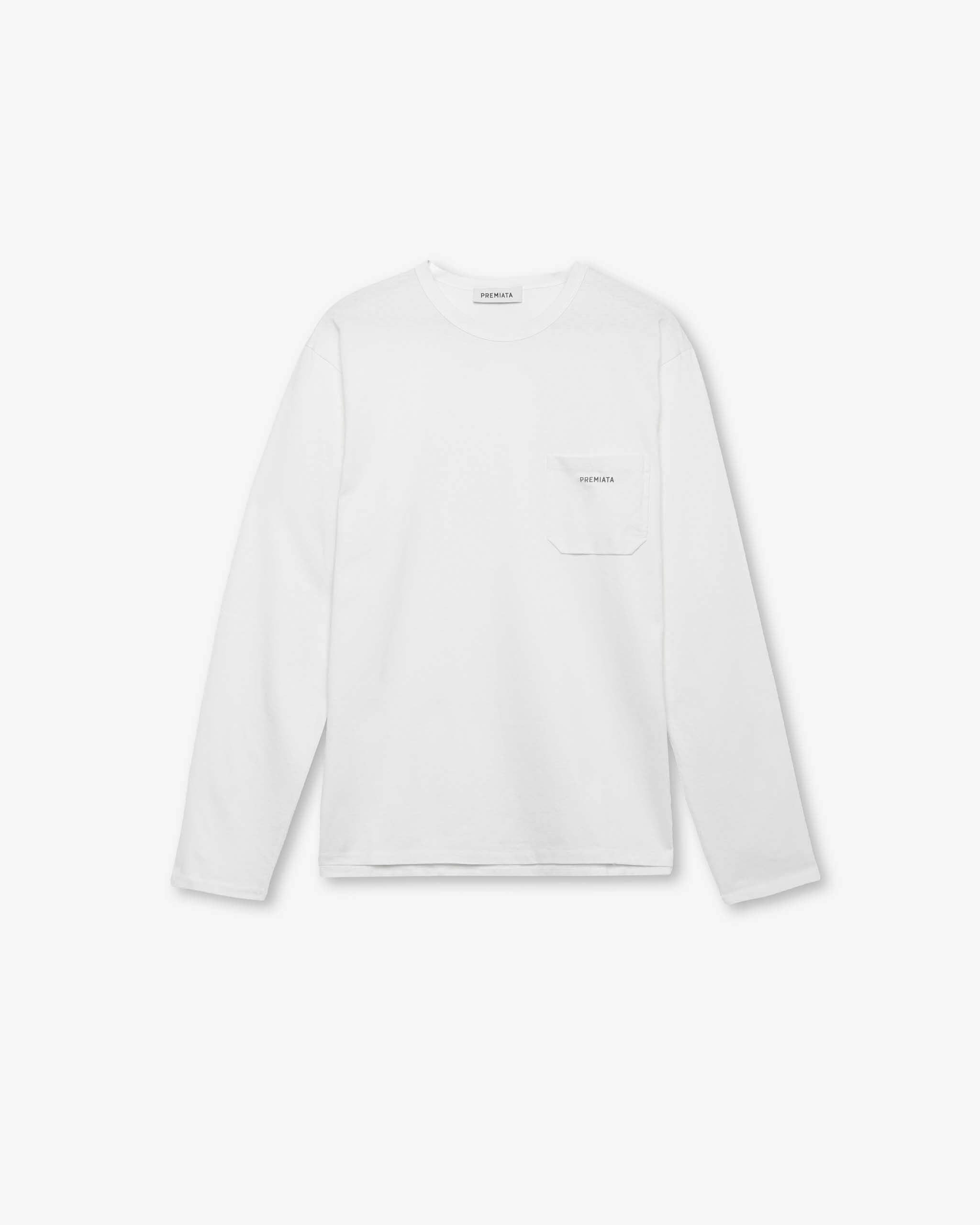 Pocket Long-Sleeve T-Shirt White - Premiata