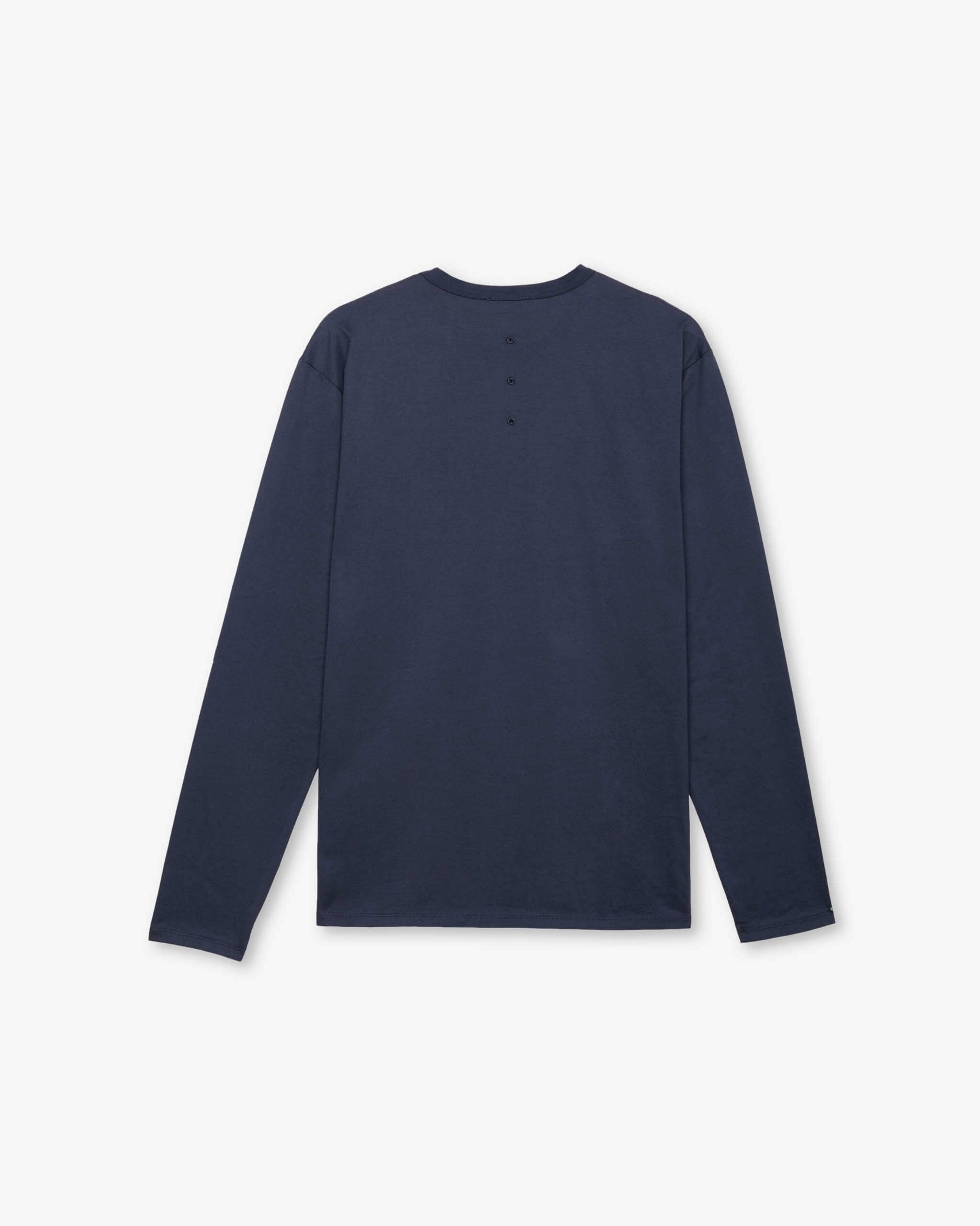 Pocket Long-Sleeve T-Shirt Blue - Premiata