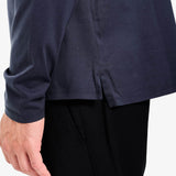 Pocket Long-Sleeve T-Shirt Blue - Premiata