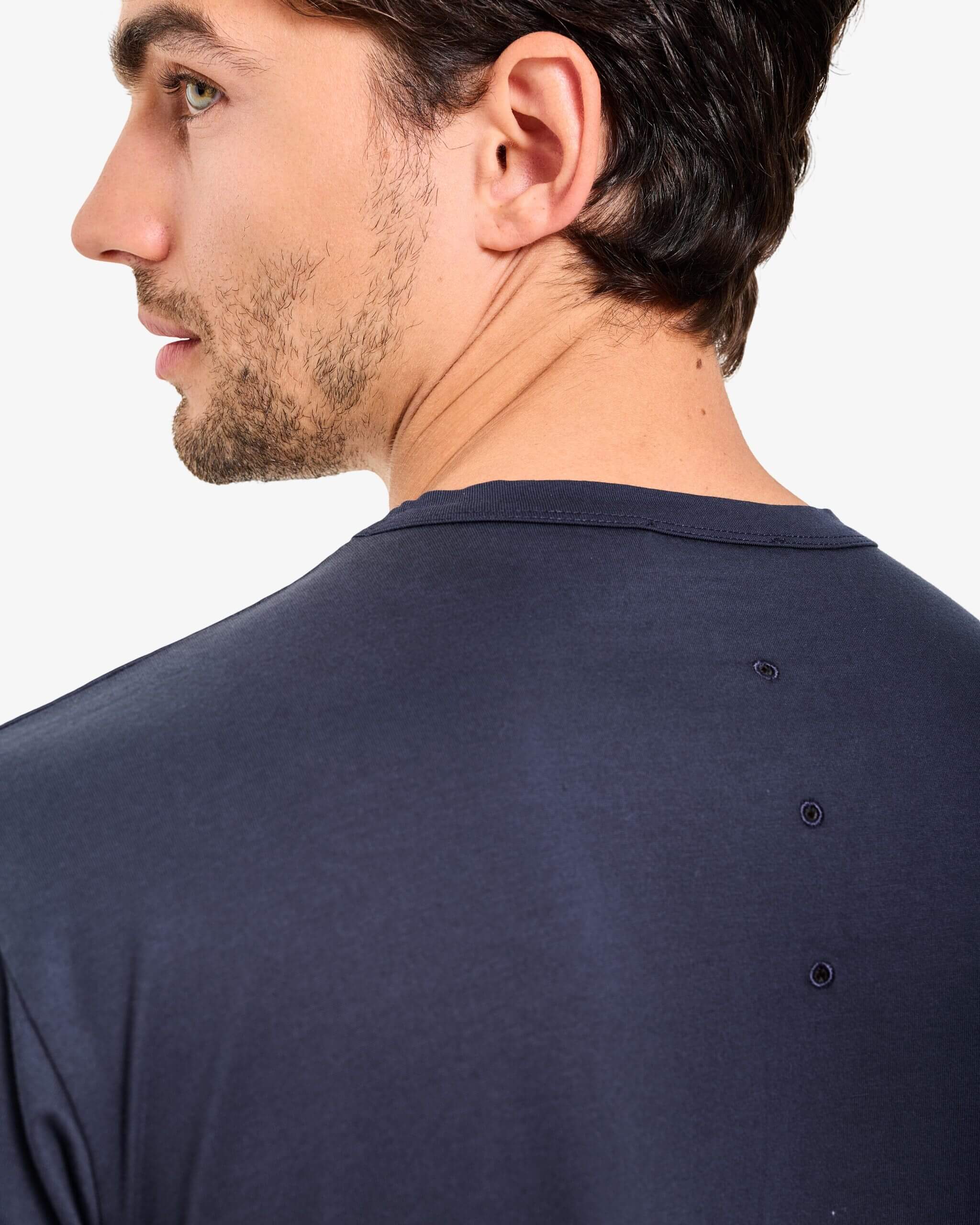 Pocket Long-Sleeve T-Shirt Blue - Premiata