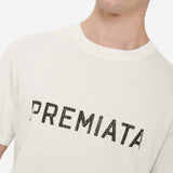 White Cotton Printed T-Shirt