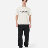 White Cotton Printed T-Shirt