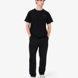 Black Cotton Small Logo T-Shirt