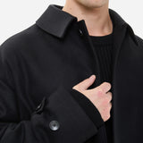 Short wool coat