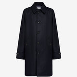 Blue wool coat