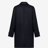 Blue wool coat