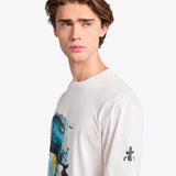 Cotton T-shirt with print