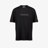Black Cotton T-shirt with print