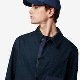 Cotton Gabardine Shirt Jacket