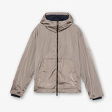 Lightweight Nylon Hooded Jacket