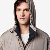 Lightweight Nylon Hooded Jacket