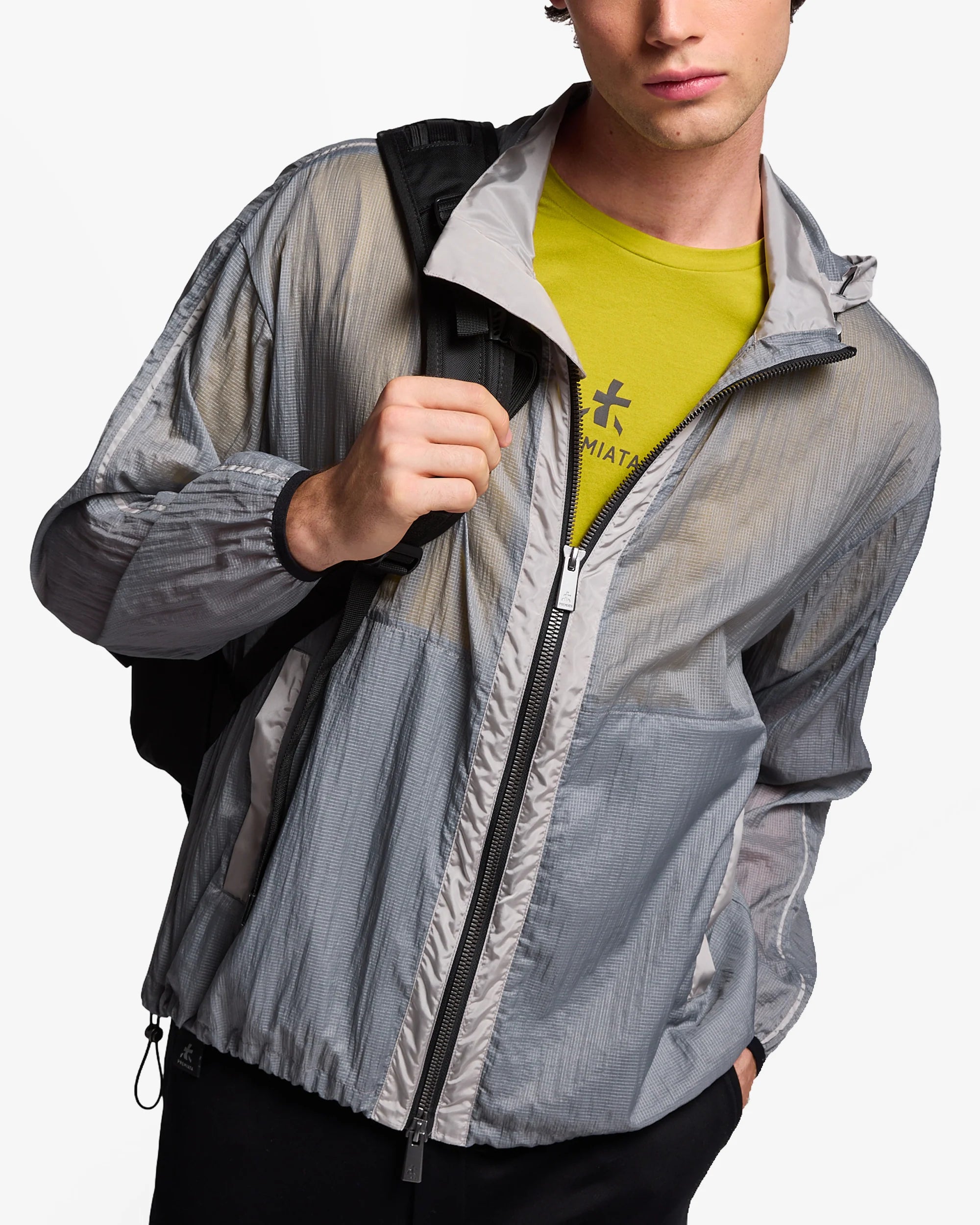 Grey ripstop nylon jacket – Premiata.us Grey ripstop nylon jacket – Premiata.us