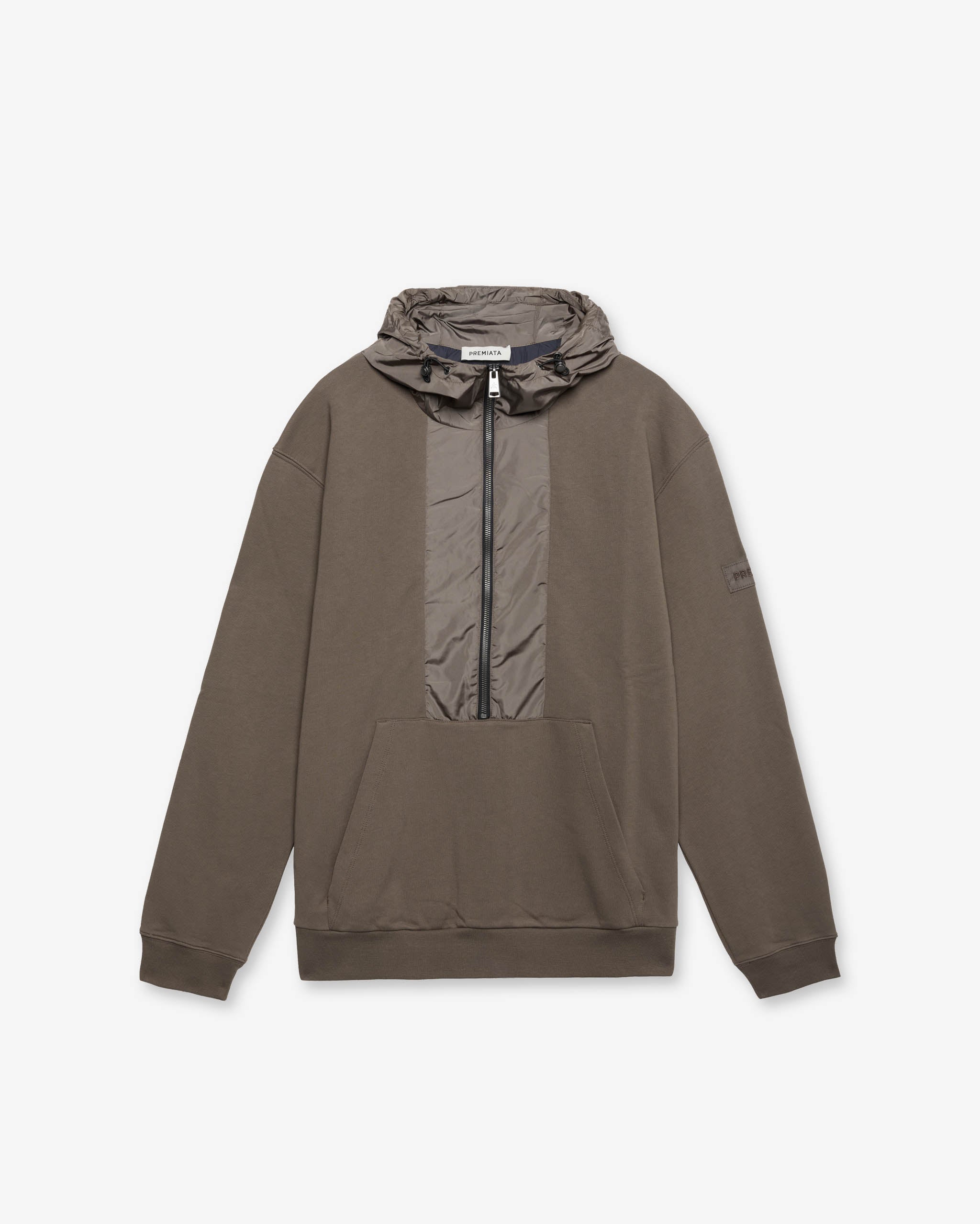 Technical Zip Hoodie Mud