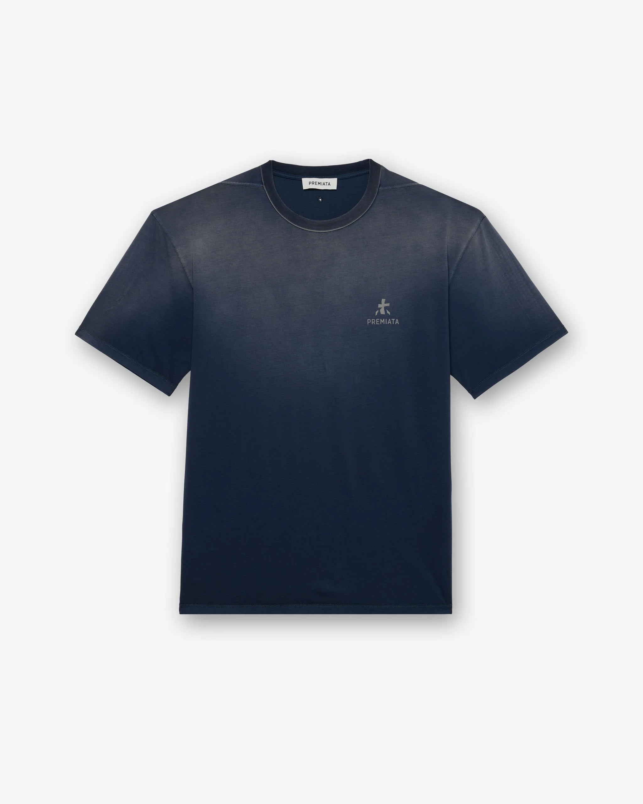Washed Cotton T-Shirt Blue – Premiata.us