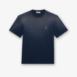 Washed Cotton T-Shirt Blue