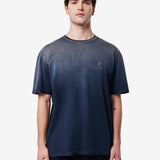 Washed Cotton T-Shirt Blue