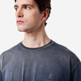 Washed Cotton T-Shirt Blue
